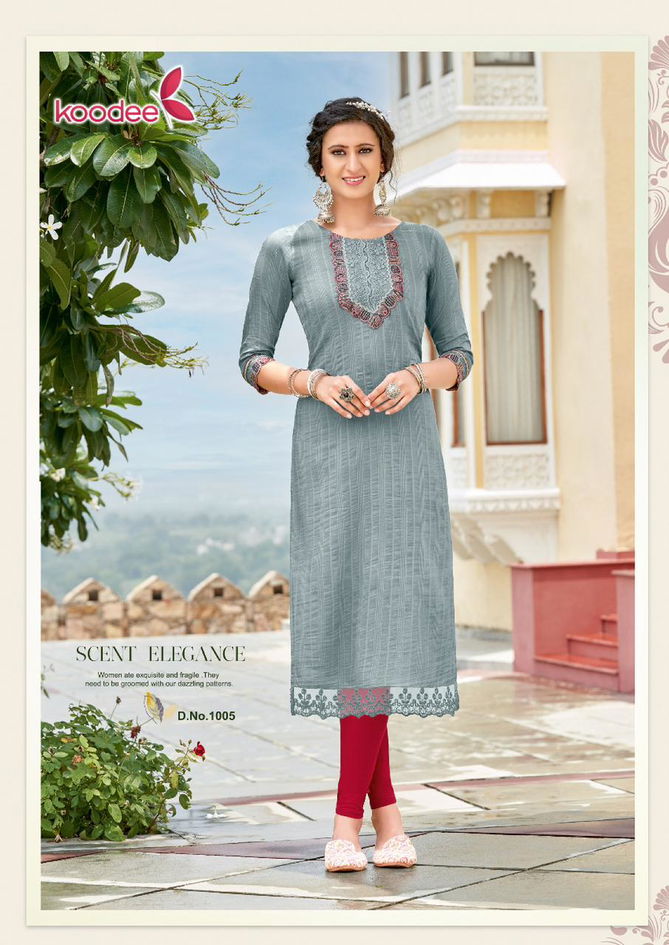 Koodee Juhi Vol 1 Fancy Wholesale Designer Kurtis Catalog